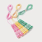 김수열 유아 어린이 고급 롱키 줄넘기 7세이상 녹색