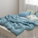 몽글몽글 이불패드세트 민트 피치 차렵 침구세트