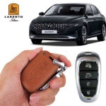 더뉴그랜져 4버튼 차키케이스 자동차 키커버 천연가죽
