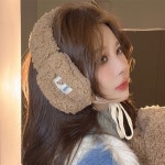 겨울 따뜻한 휴대편한 귀여운 뽀글 곰돌이 귀마개