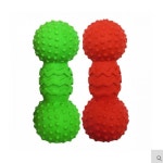 강아지장난감 라텍스 덴탈 덤벨 치아건강 스트레스 그린