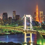 퍼즐코리아 1000조각 직소퍼즐 - 레인보우 브릿지와 도쿄 타워