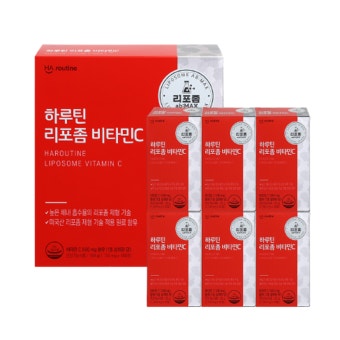 하루틴 리포좀 비타민C 1100mg x 30정 x 6개입