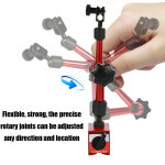 레버리지 다이얼 표시기 마그네틱 베이스 홀더 스탠드 마이크로미터 측정 도구 게이지 정밀