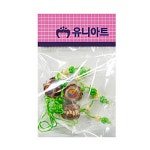 전통 북 매듭 연두색 3개입 X5개 만들기 공예 재료
