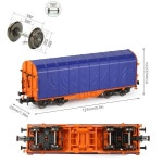 Evemodel 철도 HO 체중계 1 87 커버 코일 왜건 화물 자동차 모델 1pc C8762