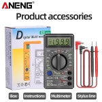 ANENG 멀티미터 테스터 휴대용 디지털 전문 멀티 미터 멀티메트로 옴 도구 DT830B