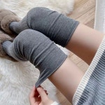 레이스 오버니삭스 여성용 긴양말 1-하이니삭스-블랙