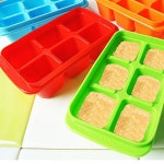 실리콘 트레이 뚜껑포함 다진 마늘 이유식도 얼렸다가 바로 사용하는 트레이 주방용품 조리기구 조리도구