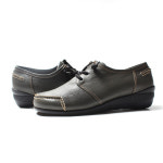 쌈지 헤일리슈 쌈지 소가죽 여성 컴포트화 단화 효도화 250 카키