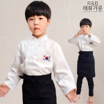 레뷰가운 레뷰가운 CW04 아동 조리복 요리사 역할놀이의상 재롱잔치 유치원 어린이집 CW04 요리복 5호 1개