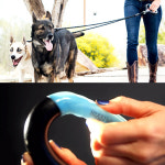 대형견 전용 짧은 리드줄 훈련용 개줄 산책 반사 줄 본품