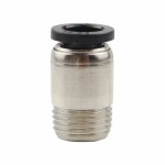 공기압 고속 커넥터 미니 소형 POC 외부 스레드 M3 M4 M5 M6 M7 원형 패스스루 POC3-M3 POC4-M6 POC5-M5