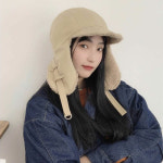보송 귀달린 귀여운 모자 방한 겨울 뛰어난 보온성 차콜