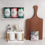 다용도 벽걸이 주방 욕실 거치대 진열대 렉 철제 선반