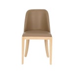 가구산책 원목 가죽 의자 H6603