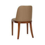 가구산책 원목 가죽 의자 H6603