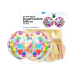 파티클럽 30cm원형컨페티풍선 5입 BB05