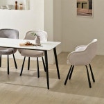 가구산책 스틸 패브릭 의자 H6607