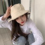 루킹포유 온더모먼트 리버시블 프레이 버킷햇 C5