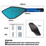 오토바이 액세서리 알루미늄 후면보기 백미러 사이드 YAMAHA MT07 For Honda CB650F Kawasaki Z900
