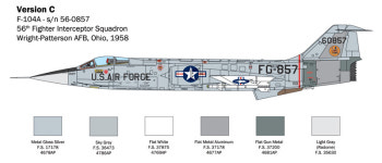 이탈레리 1 32 A C STARFIGHTER F-104