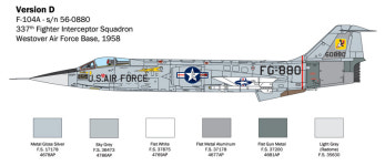 이탈레리 1 32 A C STARFIGHTER F-104
