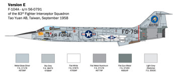 이탈레리 1 32 A C STARFIGHTER F-104