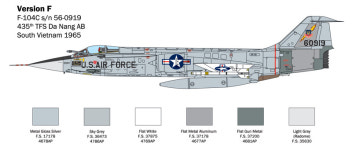 이탈레리 1 32 A C STARFIGHTER F-104