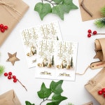 화이트크리스마스 밀봉스티커 1봉지 50P