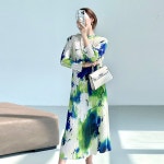 PLEATS 슬로잇 플리츠 원피스