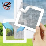 붙이는 셀프 방충망 교체 대형 창문 보수 사각 모기장