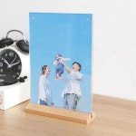 메뉴판 가족사진 우드프레임 A5 탁상액자 WF15