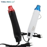 열풍기 EU 원형 플러그 히트 건 전동 공구 열풍 300W 온도 건 시트 수축 플라스틱 공구 지원 DIY 110V