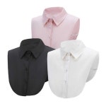 여자 셔츠 스타일 목카라 이너 웨어 가짜 블라우스