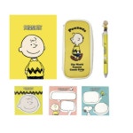 희망노트 피너츠 피너츠 찰리브라운 컬러 문구세트 혼합색상 2세트