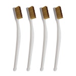 자동차 휠 청소 솔 브러시 3D 프린터 도구 구리 와이어 칫솔 핸들 노즐 뜨거운 침대 인쇄 3PC