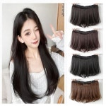 스트레이트 헤어피스 반가발 머리 피스 U자형 긴머리