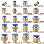 20PCS 공압 공기 커넥터 피팅 PC 스레드 PC4 01 1I8