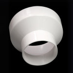 1pcs 흰색 PVC 감소 스트레이트 커넥터 직경 75 100 110 125 150 160 180 배수 파이프 어댑터 피팅