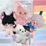 달콩레나 솜인형키트 무속성 아이돌인형 동물형 솜인형 솜깅이 만들기 DIY 키트 타입4 A B중 2장 10mm토끼털1장 1개