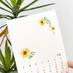 캘리모리 2024년 DIY 수채화 달력 캘리그라피 만들기 재료