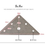 보강재 꺽쇠 가구 리폼 다용도 삼각형 철 10p