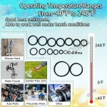 수도꼭지 전문 배관 자동차 가스켓용 미터법 O 링 키트 니트릴 고무 씰 와셔 419 개 32 가지 크기