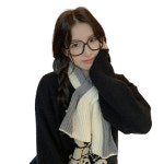 이거찜 국내최저가 목도리 투톤 쁘띠 머플러 짧은목도리