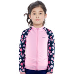 쿠기 쿠기 여아동 집업래쉬가드 상의단품 LM-G3401