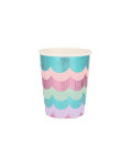 메리메리 Mermaid Scalloped Fringe Cups 8개세트 파티컵- ME210691