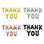 THANK YOU 땡큐 이니셜 은박풍선 16인치