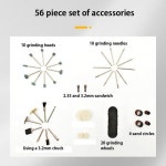 금속 로타리 도구 조각 DIY 목공 쥬얼리 무선 미니 USB 드릴 키트 유리