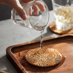 제이킨 제이킨 제이킨 라탄 컵받침 티코스터